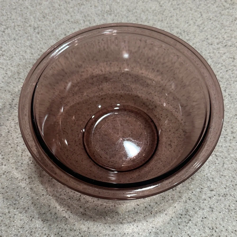 MRARE Vintage Pink Cranberry 1 Qt Bowl baking/mixing/ storage